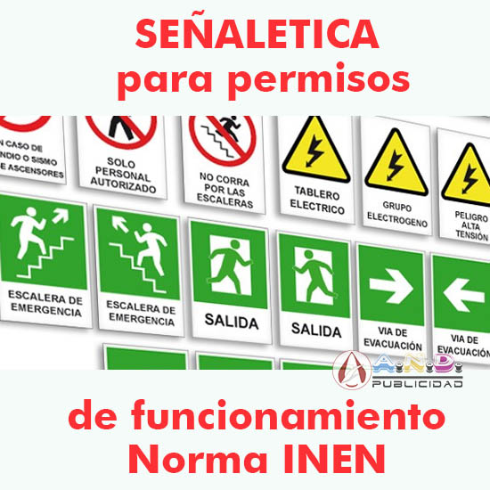 Señalética para obtener LUAE